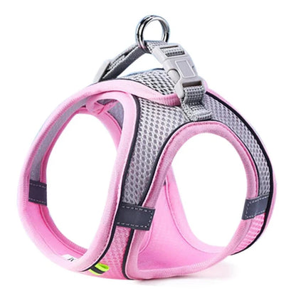 Reflective Adjustable Harness and Leash Set for Cats and Dogs