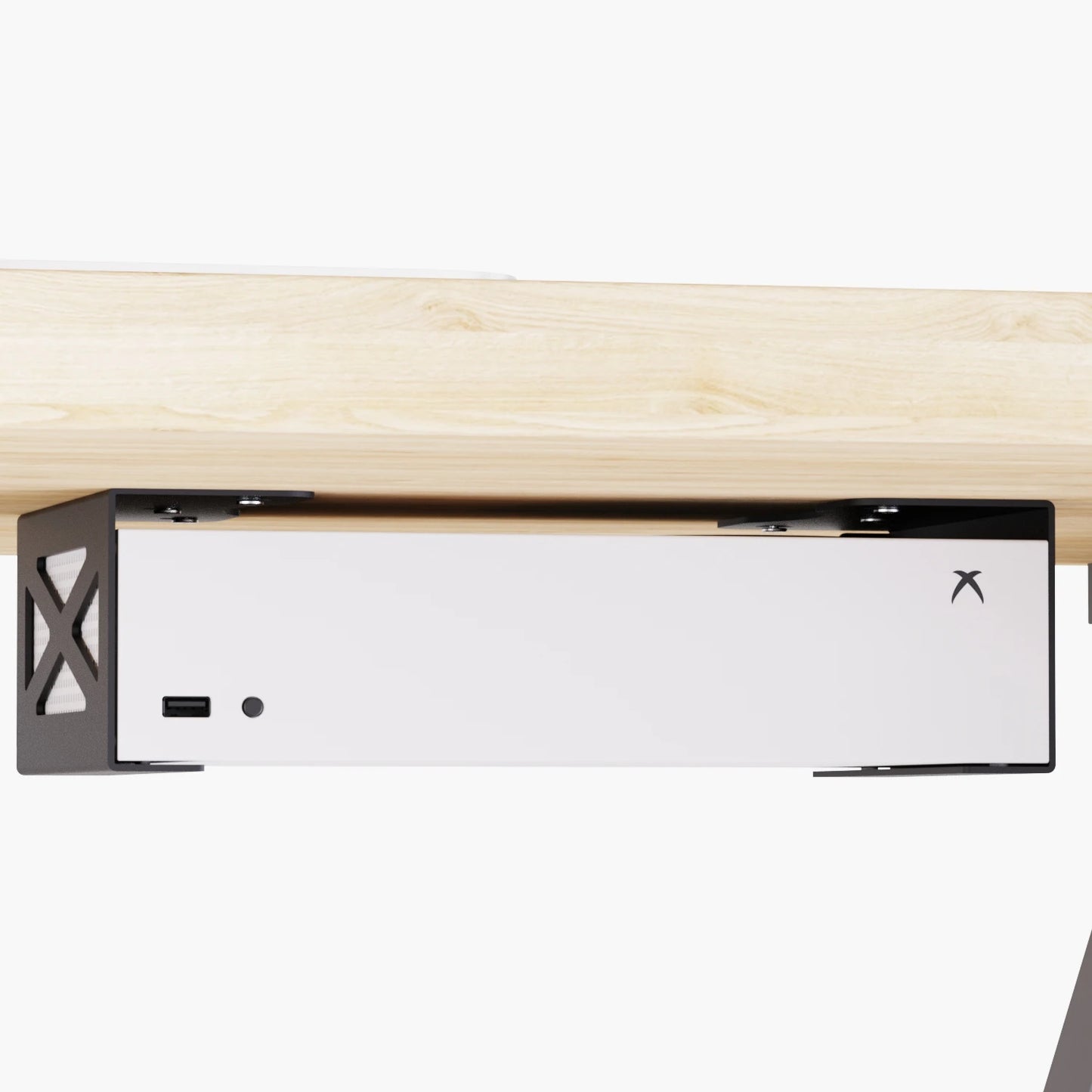 under desk bracket for xbox series x xbox series s with selfdrive screw Wall Bracket with expansion screw under plank
