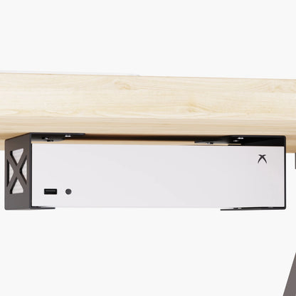 under desk bracket for xbox series x xbox series s with selfdrive screw Wall Bracket with expansion screw under plank