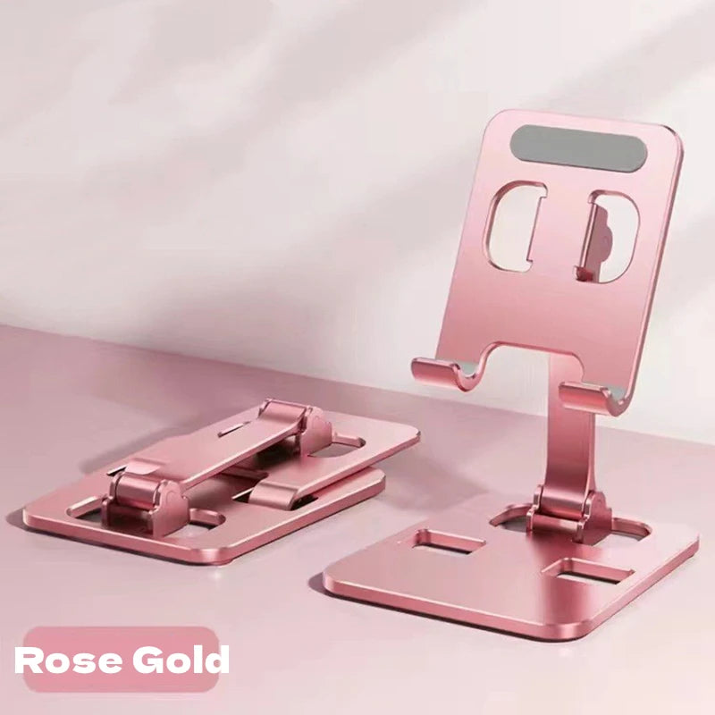 Portable Aluminum Alloy Phone Tablet Holder For iPad MiPad Samsung Tab MatePad Stand Mount Adjustable Flexible Mobile Stand