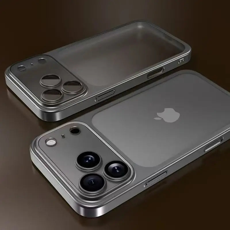 Luxury Plating Transparent PC iPhone Case