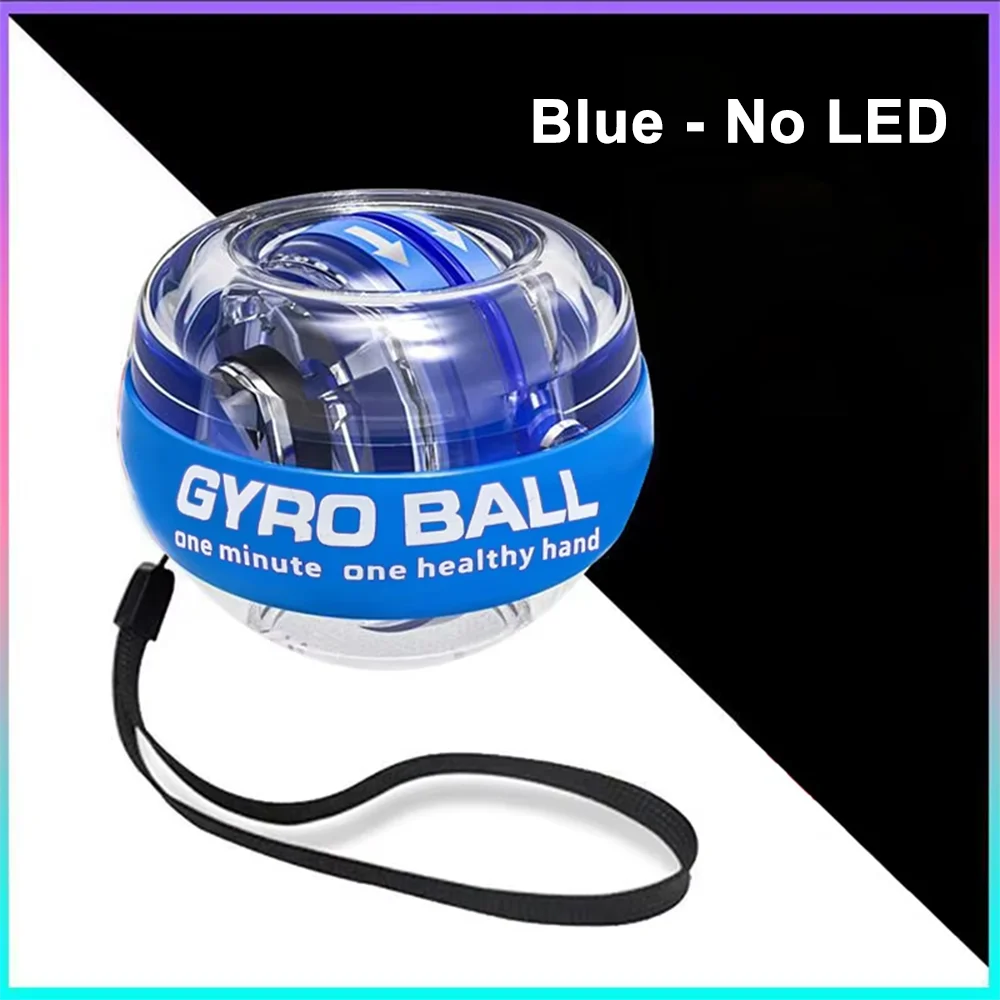 LED Gyroscopic Power Trainer Ball Autostart Range Gyro Power Wrist Ball Arm Hand Muscle Force Trainer Fitness Equipment