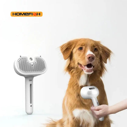 Steam Spray Dog Grooming Brush Unique Steam Brush For Dogs Luxury Grooming Brush Dog Steam Brush