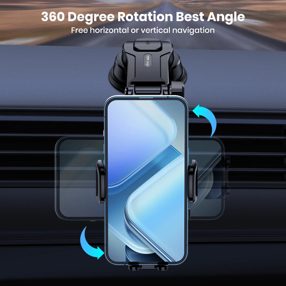 TOPK Car Phone Holder — Air Vent & Dashboard Mount