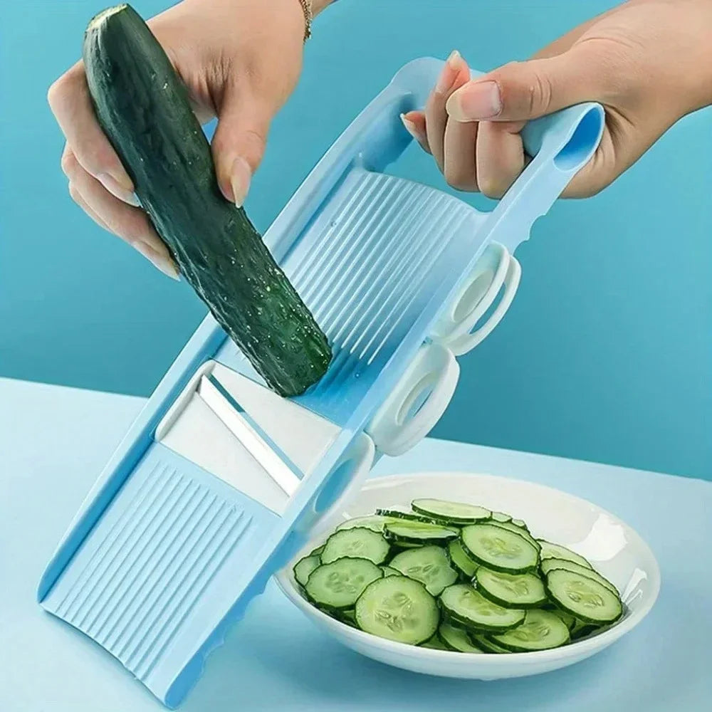 5 in 1 Multi-Functional Vegetable Chopper Onion Chopper Food Chopper Kitchen Mandoline Slicer Veggie Dicer Cutter