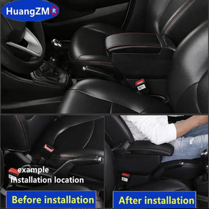 For Suzuki Vitara Armrest Box Double Layer Car Armrest Box Central Storage Box Interior Dedicated Retrofit Car Accessories