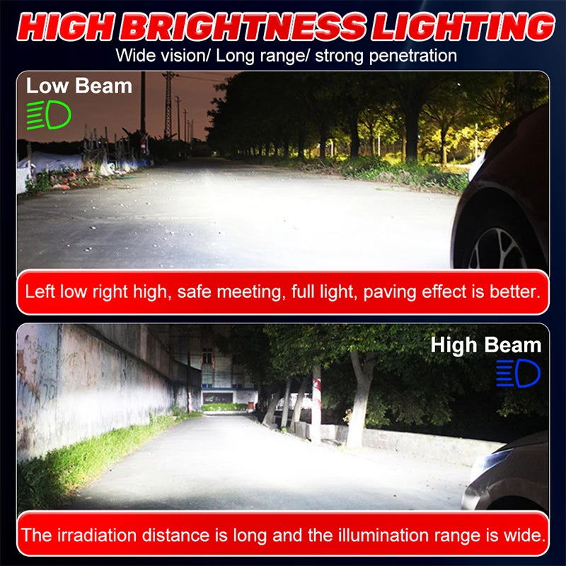 Dualvision 4500W H1 H4 H7 LED Canbus H8 H11  9005 HB3 9006 HB4 9012 Hir2 Led Bulb 5570 CSP Automobile Kit 12V Turbo Fog Lamp 24V