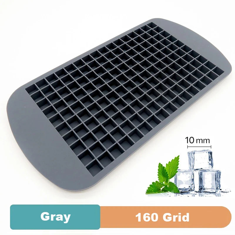 SoftAura 4/6/8/15/160 Grid Large Silicone Ice Cube Tray Food Grade Jumbo Ice Maker Mold Square Ice Tray for Home Kitchen DIY