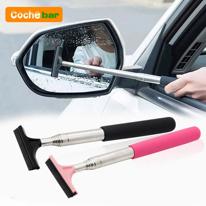 Telescopic Car Rearview Mirror Wiper – Multi-Function Cleaning Tool