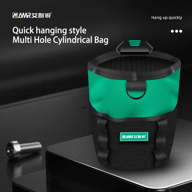 AMR Garden Kit Oxford Cloth Bucket Kit Bucket Kit Little Electrician Tools Bag Waist Pouch Belt with Buckle Tighten Tool Bag