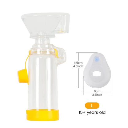 Professional Adult/Pediatric/Baby Asthma Spacer Inhaler Spacer Device Silicone Aerosol Cabin Surgical Supplies Health Care Tools