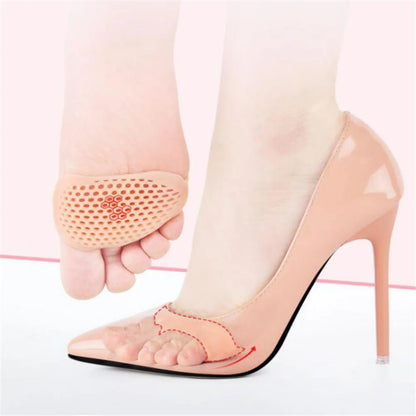 2Pcs Silicone Gel Toe Separator Hallux Valgus Bunion Adjuster Foot Protector Cushion Daily Feet Care Supply