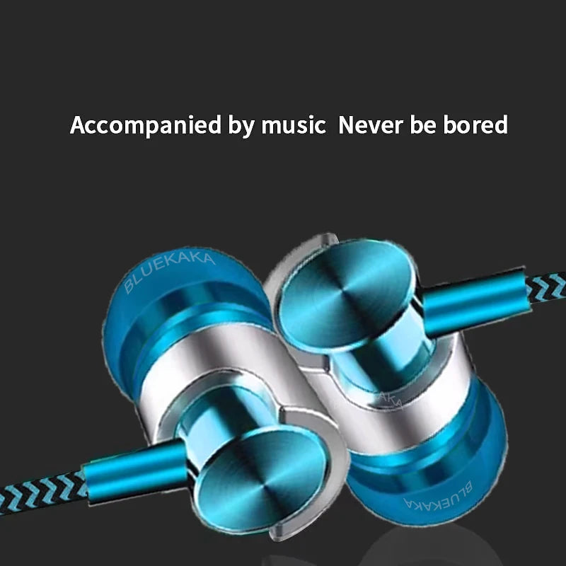 3.5mm Wired In-Ear Earphones Noise Cancellation HiFi Stereo Sports Gaming Music Headphones With Mic Headset For Phone MP3 MP4
