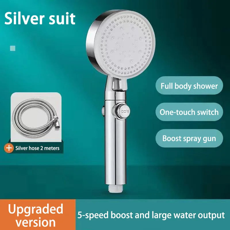 For Xiaomi Shower Head 5 Modes Water Saving Adjustable High Pressure Showerhead Handheld Spray Hangable Bathroom Accessories New