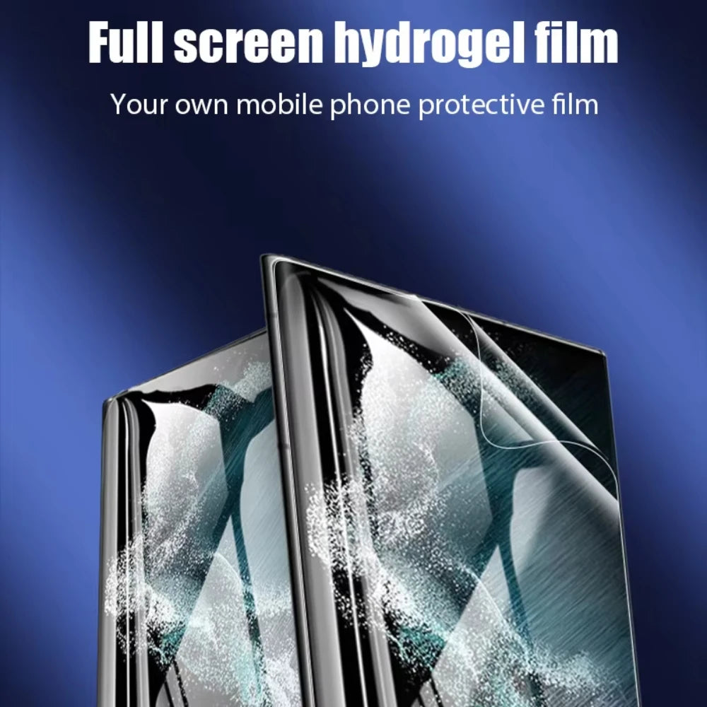 4PCS Hydrogel Film For Samsung Galaxy S20 S21 S22 S23 S24 S25 S26 Ultra Screen Perotector Full Cover For Samsung S23 FE S24 Plus
