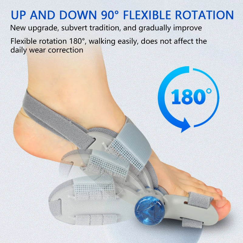 Unisex Adjustable Rotatable Toe Separator Household Foot Comfort Care Cushion For Daily Pedicure Use
