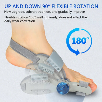 Unisex Adjustable Rotatable Toe Separator Household Foot Comfort Care Cushion For Daily Pedicure Use