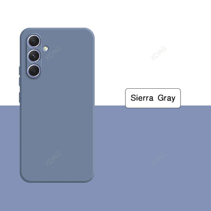Original Solid Color Back Cover for Samsung Galaxy A54 A34 A24 A14 A04 A04S A73 A53 A33 A23 A13 4G 5G Liquid Silicone Phone Case