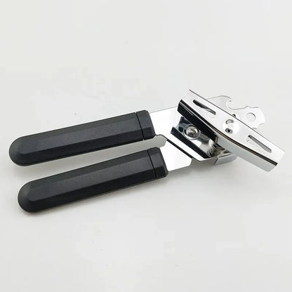 Multifunctional Manual Can Opener Stainless Steel Smooth Edge Tin & Bottle Opener Kitchen Tool