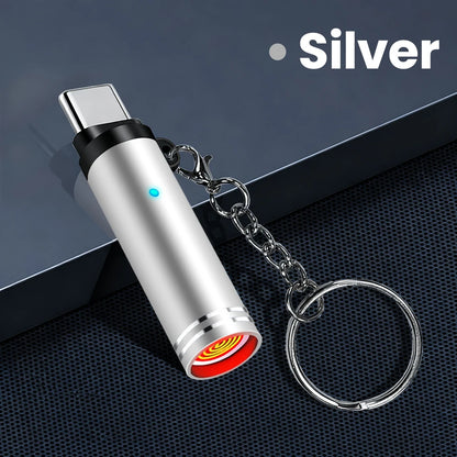 Type-C Mobile Cigarette Lighter Adapter Air Blowing Cigarette Lighter Outdoor Safety Portable Mini Cigarette Lighting Artifact