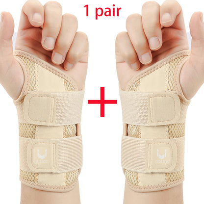 Finger Joint Pain Tendon Sheath Adjustable Dual Strap Wrist Guard with Thin Design Thumb Strain Protection Strap Wrist Guard