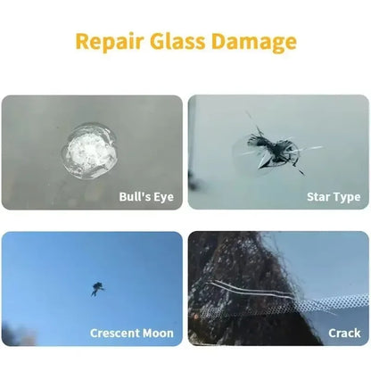 DIY Car Windshield Crack and Scratch Repair Kit with Repair Fluid