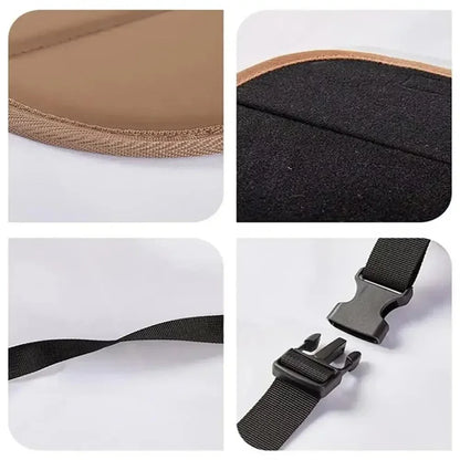 Portable Car Travel Foot Rest Mat Adjustable Backseat Suspension Hammock Office Footstool Auto Interior Accessories