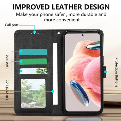 Wallet Card Slot Stand Magnetic Flip Leather Case For Xiaomi 14T 13T Redmi 14C 13C 12C 10C Note 14 Pro+ 14S 13 12 12S 11 10 Pro