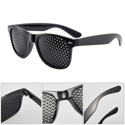 Anti-myopia Astigmatism Glasses Vision Correction Fatigue Pin Hole Glasses With Holes For Men Women Eyesight Improvement Eyewear