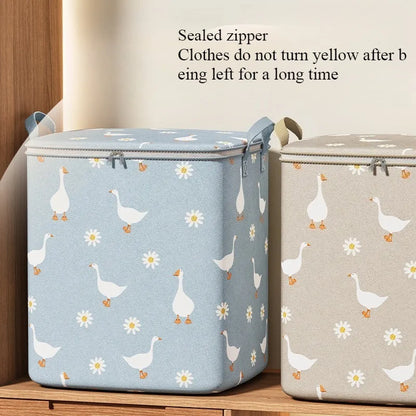 Quilt Storage Bag Home Wardrobe Large Capacity Clothes Quilt Organizing Bag Clothing Moving Waterproof Moisture-proof