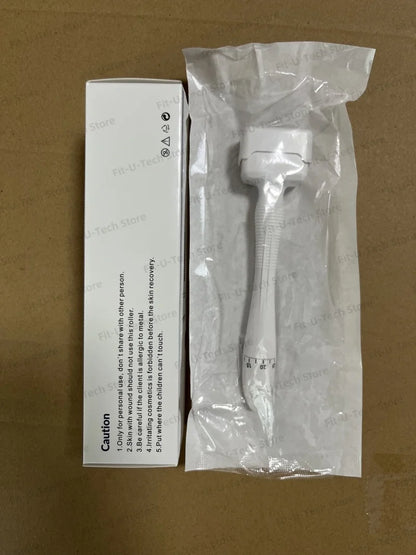 Derma Stamp 140A  Microneedling Face Roller Massager Adjustable Titanium Needle Length Skincare Beard Growth Scalp Hair