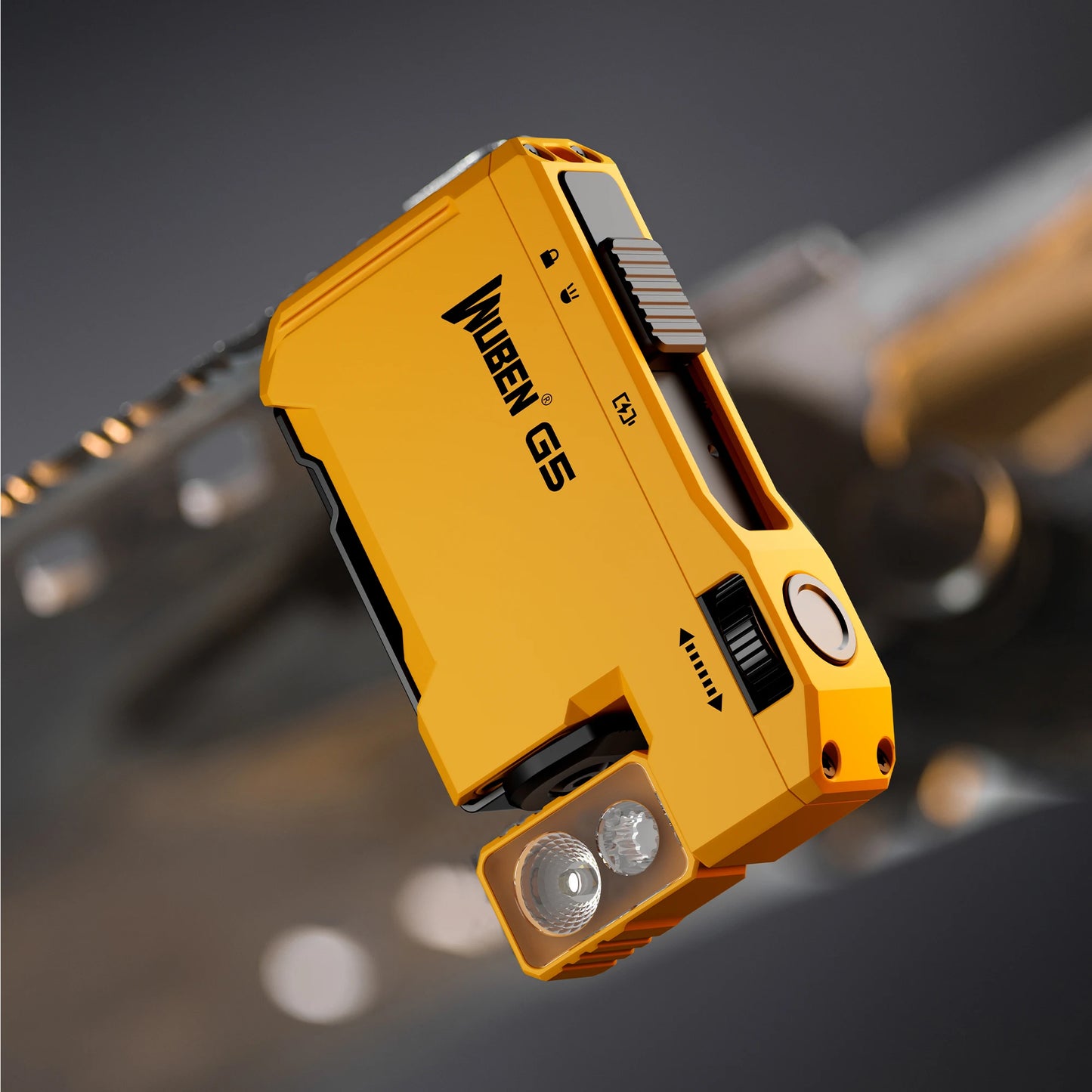 G5 YELLOW WUBEN EDC Flashlight 400 Lumens TYPE-C Recahrgeable
