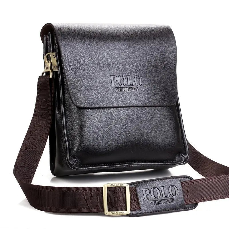 Men's Trendy Inclined Shoulder Bag Leisure Business Single Shoulder Polo Vertical Bag