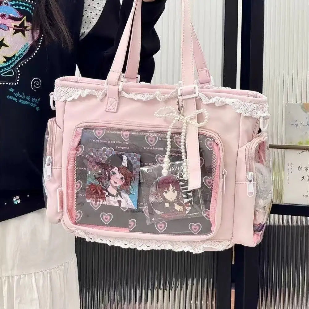 Ballet Girl Large Appetite Itabag Japanese Two-Dimension Single Shoulder Crossbody Bag Gift For Friends Women'S Handbag