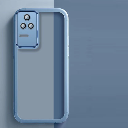Xiaomi Poco F4 Plating Silicone Case – Shockproof Transparent Soft Back Cover