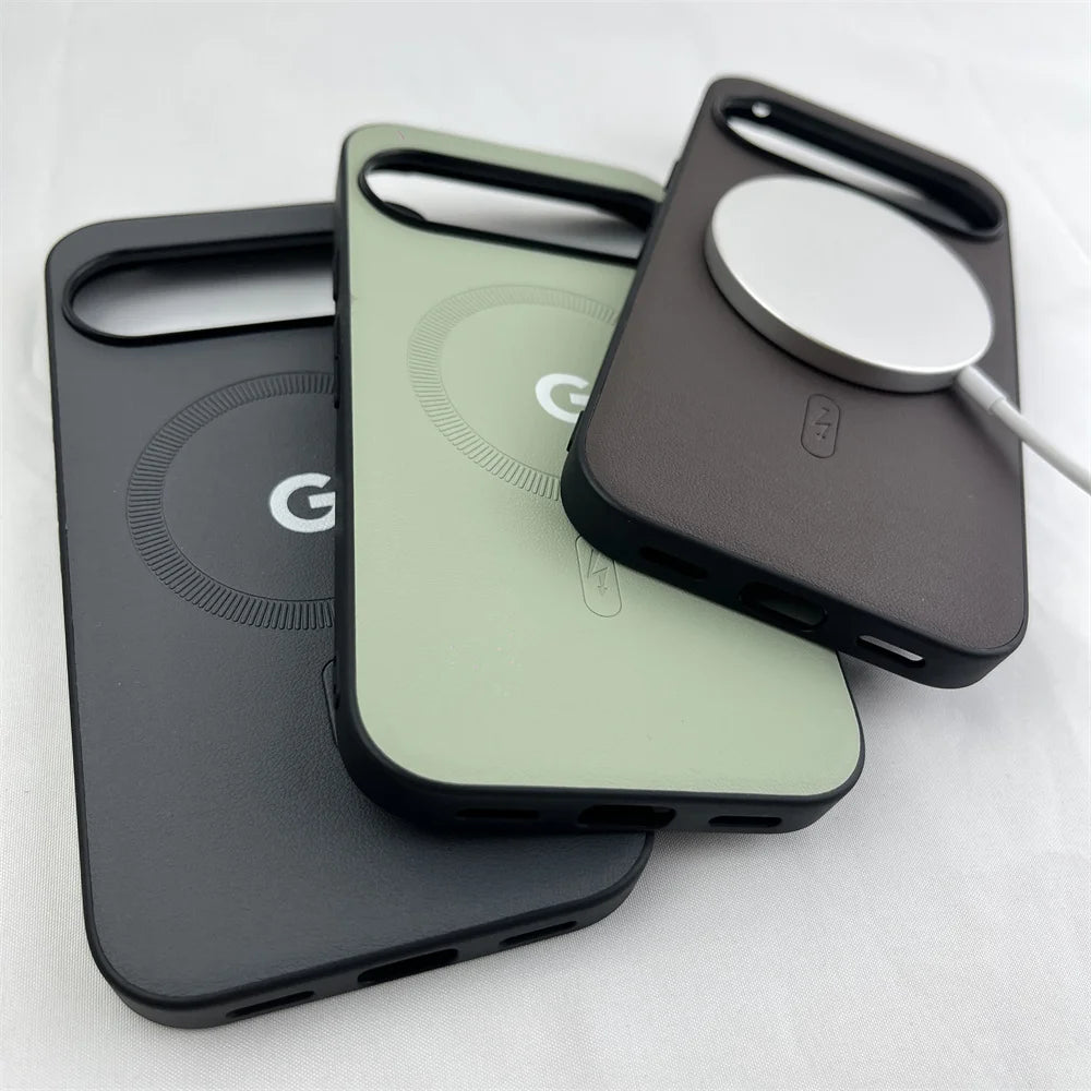 For Magsafe Case For Google Pixel 8 9 10 Pro XL 8A 8Pro 9proxl 10proxl Magnetic Wireless Charging Shockproof Bumper TPU Cover
