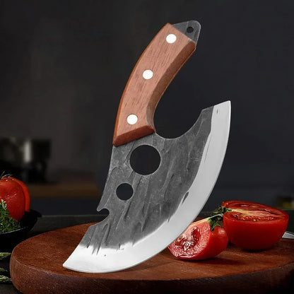 Multifunctional Knife Forged Kitchen Knife Stainless Steel Meat Cleaver Boning Knife with Bottle Opener Pocket With Knife Cover