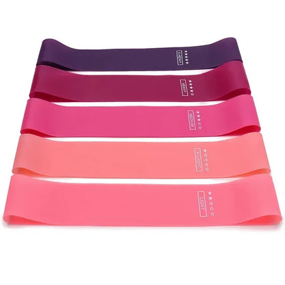 Silicone Resistance Band Set for Yoga, Pilates, and Crossfit