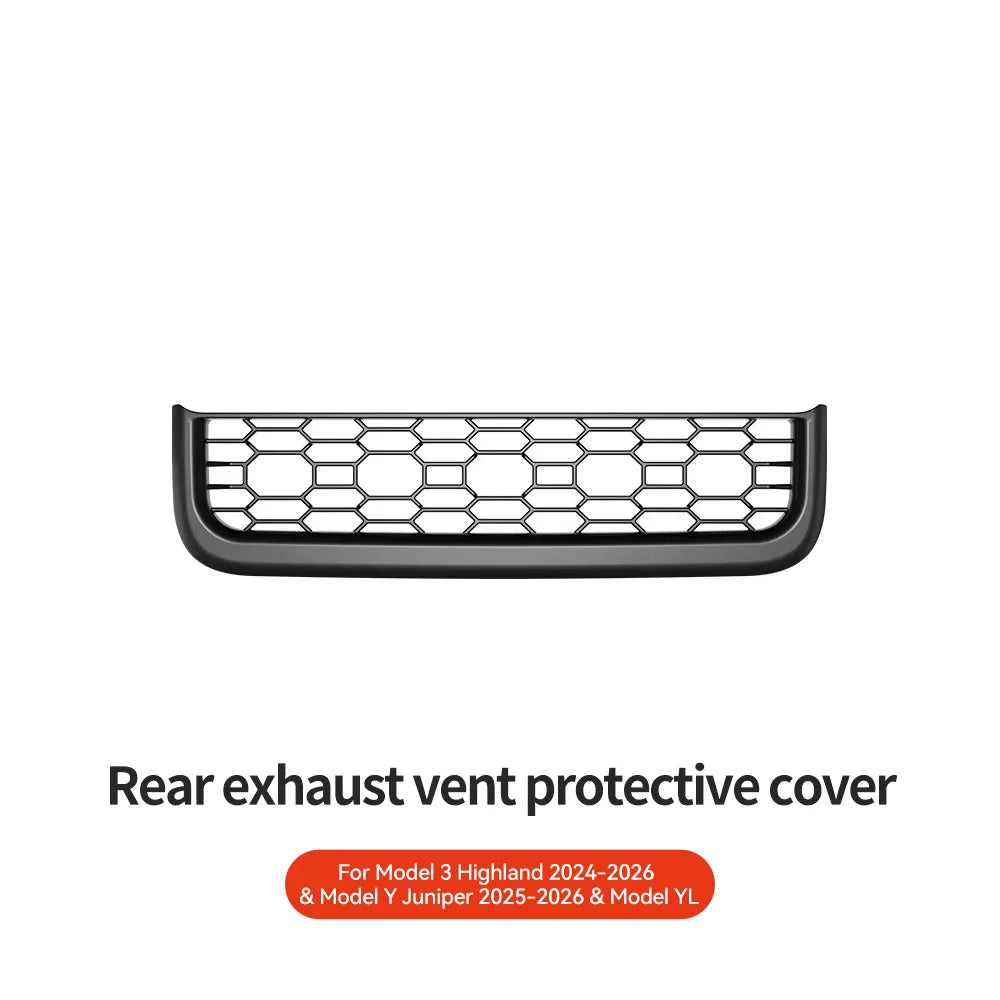YZ For Tesla Model 3/Y Highland Juniper  Rear Center Console Air Outlet Cover Vent Outlet Dust Cover Car Styling Accessories