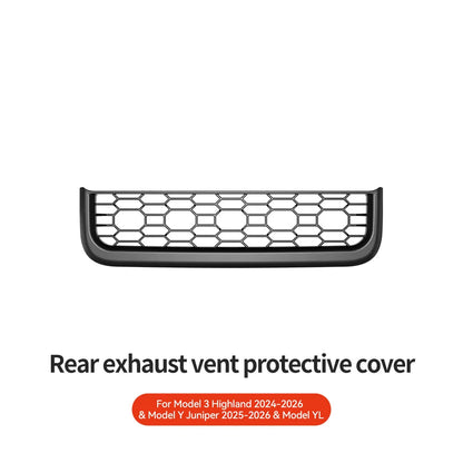 YZ For Tesla Model 3/Y Highland Juniper  Rear Center Console Air Outlet Cover Vent Outlet Dust Cover Car Styling Accessories