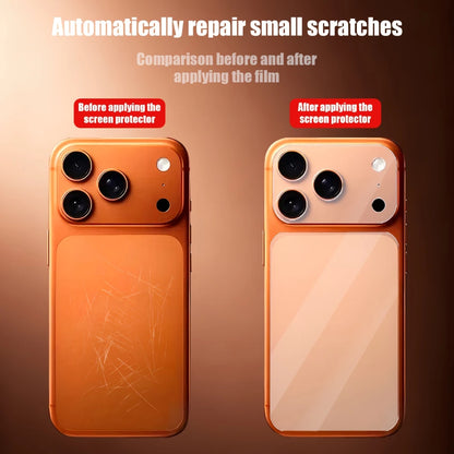NNBILI 2Pcs Matte Soft Hydrogel Back Screen Protector Film With Lens Protection Film for iPhone 17 Pro Pro Max Easy Installation