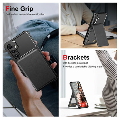 For Samsung Galaxy S25 Ultra S24 FE S23 S21 S22 A56 A36 A26 A16 A55 A35 A15 A54 A34 A23 5G A05 A05S 4G Card Holder Phone Case