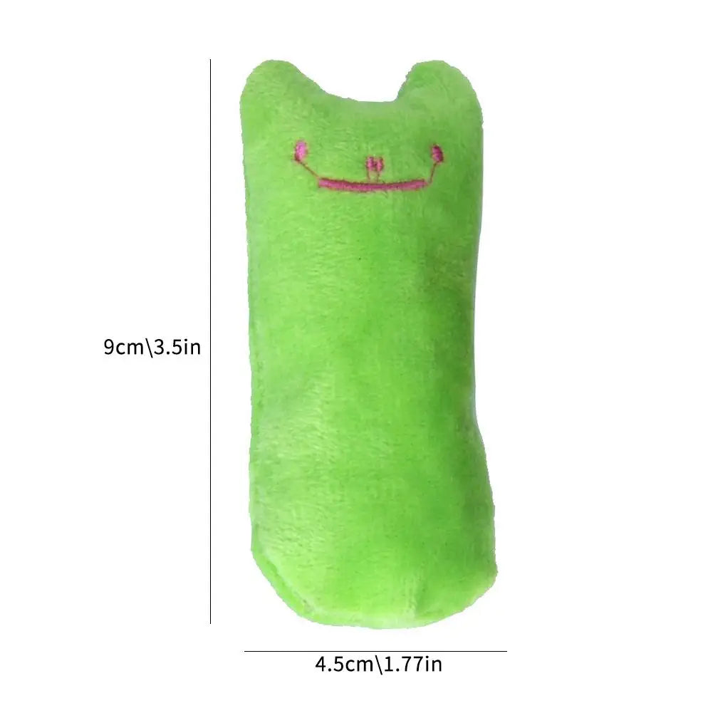 2026 New Teeth Grinding Catnip Toys Funny Interactive Plush Cat Toy Claws Thumb Bite Cat Mint Pet Kitten Chewing Toy For Cats