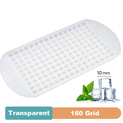 SoftAura 4/6/8/15/160 Grid Large Silicone Ice Cube Tray Food Grade Jumbo Ice Maker Mold Square Ice Tray for Home Kitchen DIY