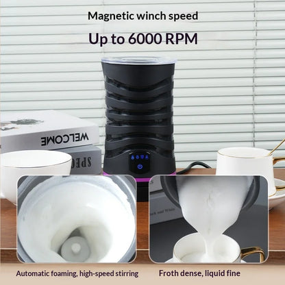 Homefish Magnetic suction mini milk frother handheld electric milk steamer cold and hot stirring milk frother