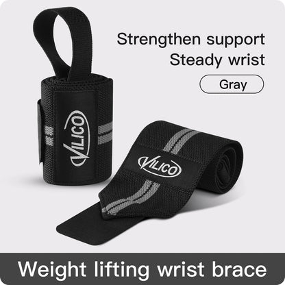 1/2 Piece- Wristband Wrist Support Brace Straps Extra Strength Weight Lifting Wrist Wraps Bandage Fitness Gym Training