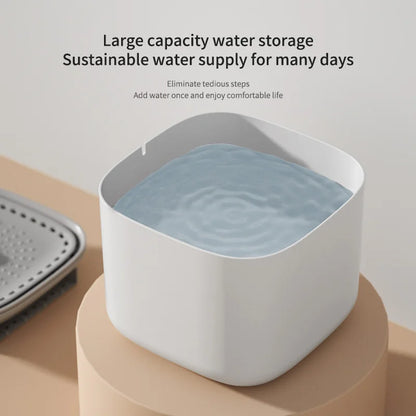 3L Cat Water Fountain Auto ERecirculate Filter Large Capacity Filtring Cat Water Drinker 1USB Electric Mute Cats Water Dispenser