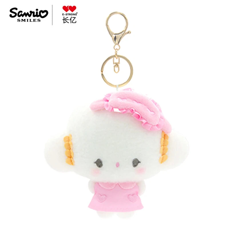Genuine Sanrio Piano Plush Toy Hello Kitty My Melody Kuromi Cinnamoroll Cartoon Student Backpack Pendant Decoration Girl Gift