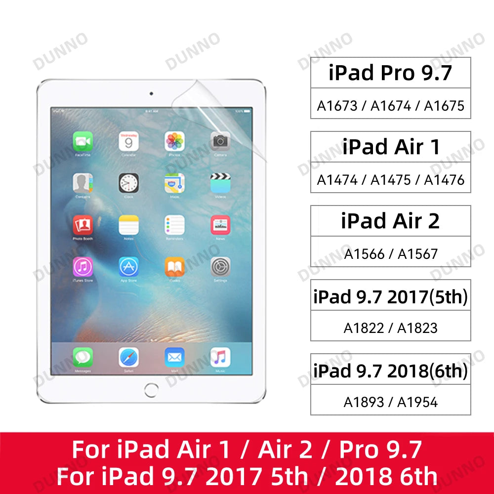 Paper Feel Screen Protector Film Matte PET Painting For iPad 7th 8th 9th 10.2 10th Generation Air 4 5 10.9 Pro 11 Air 3 Pro 10.5