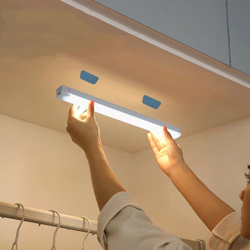 USB Rechargeable Motion Sensor LED Cabinet Light Bar